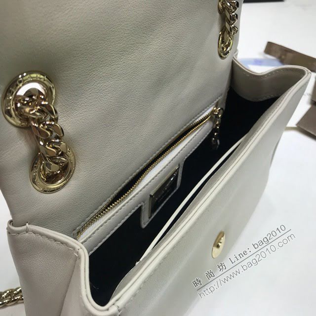 Bvlgari女包 寶格麗小號新品 幾何形狀鏈條斜挎包 Serpenti Cabocho肩包 287993  fyd1529